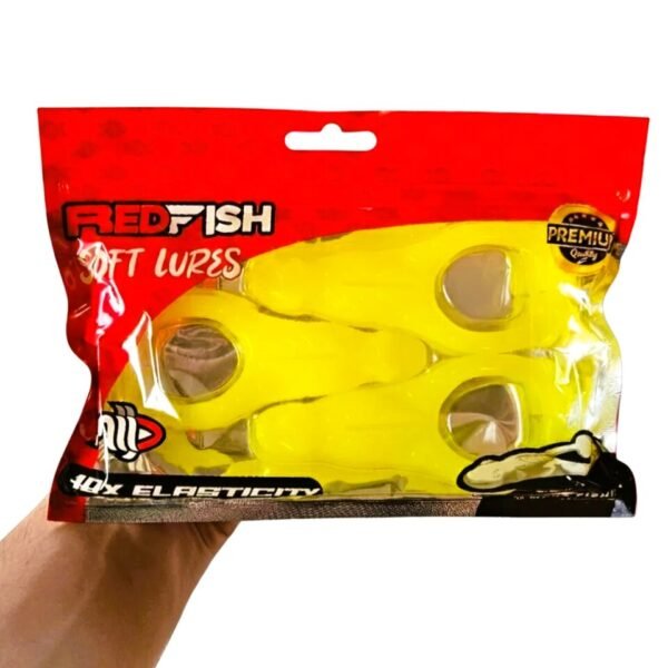 SEÑUELO RANA SILICONA AMARILLA