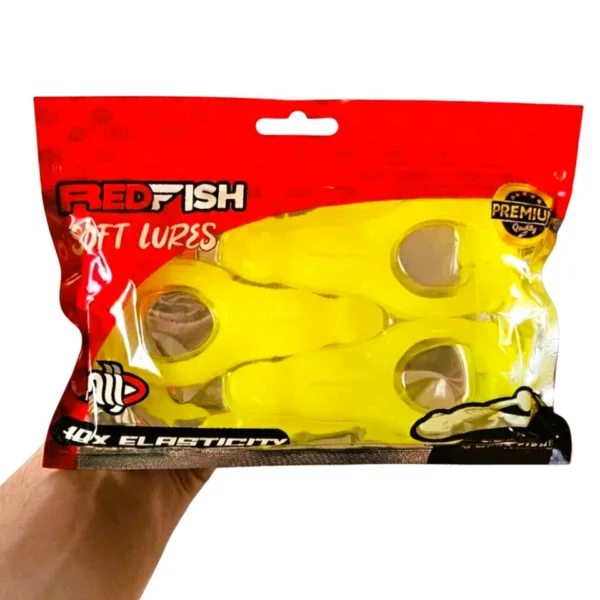 SEÑUELO RANA SILICONA AMARILLA