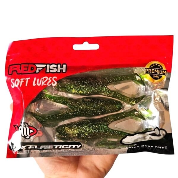 SEÑUELO RANA SILICONA CON BRILLOS