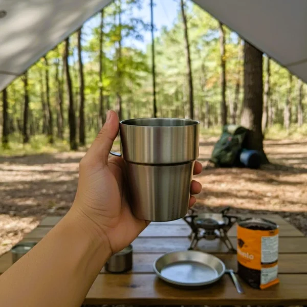 Taza de aluminio