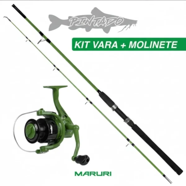 Combo Reel + Caña PINTADO (1,83 cm)